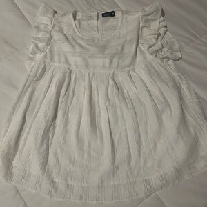 New White lace top with liner.